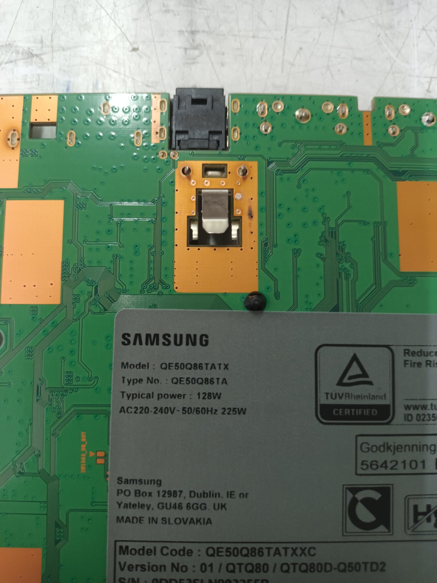 PLACA MAIN, BN41-02749A, BN94-16171L, de tv SAMSUNG UE50NU8075T, NUEVA SIN USAR