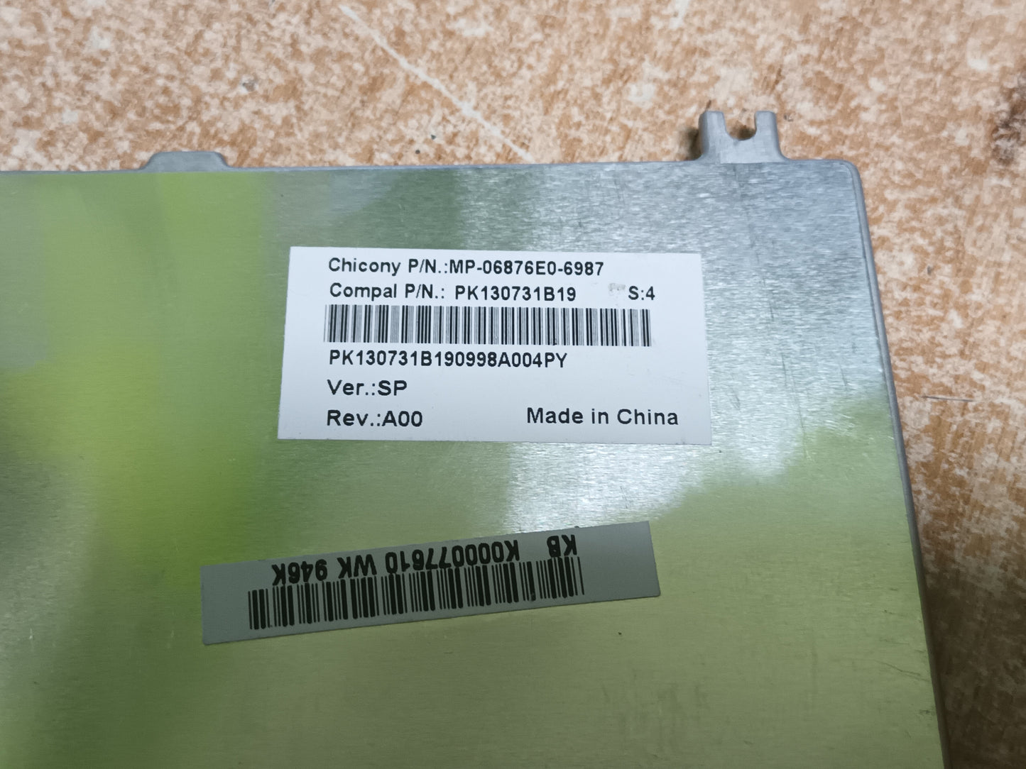 TECLADO TOSHIBA A500, L500, REFERENCIA: MP-06876E0-6987,