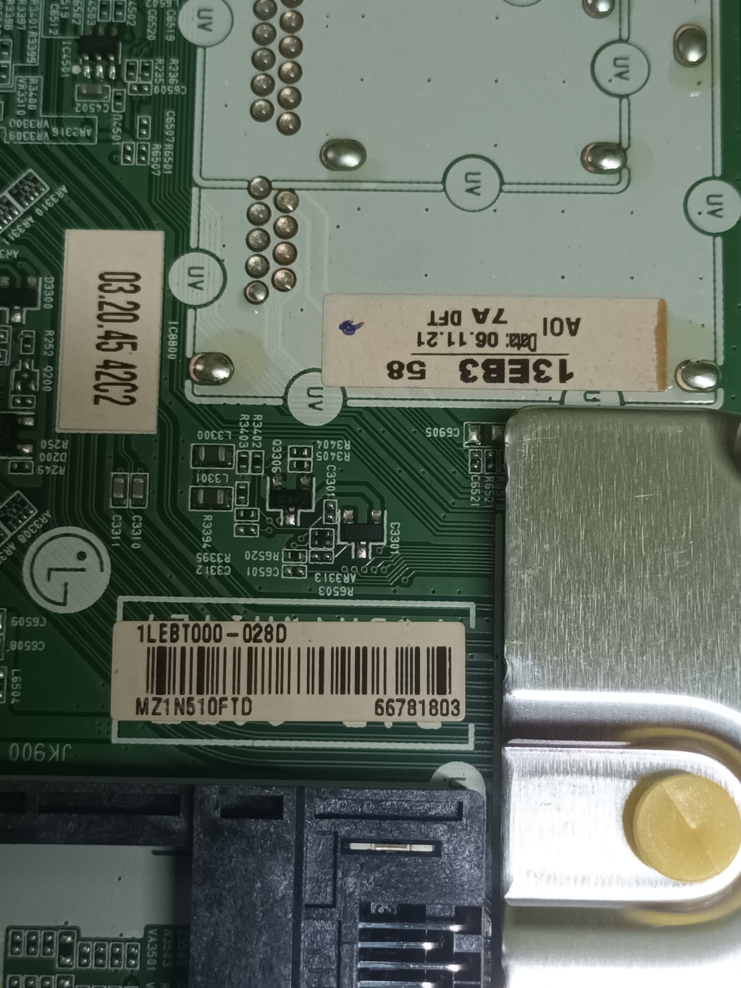 Placa main, EAX69532504(1.0), de TV LG43UP751C0ZF