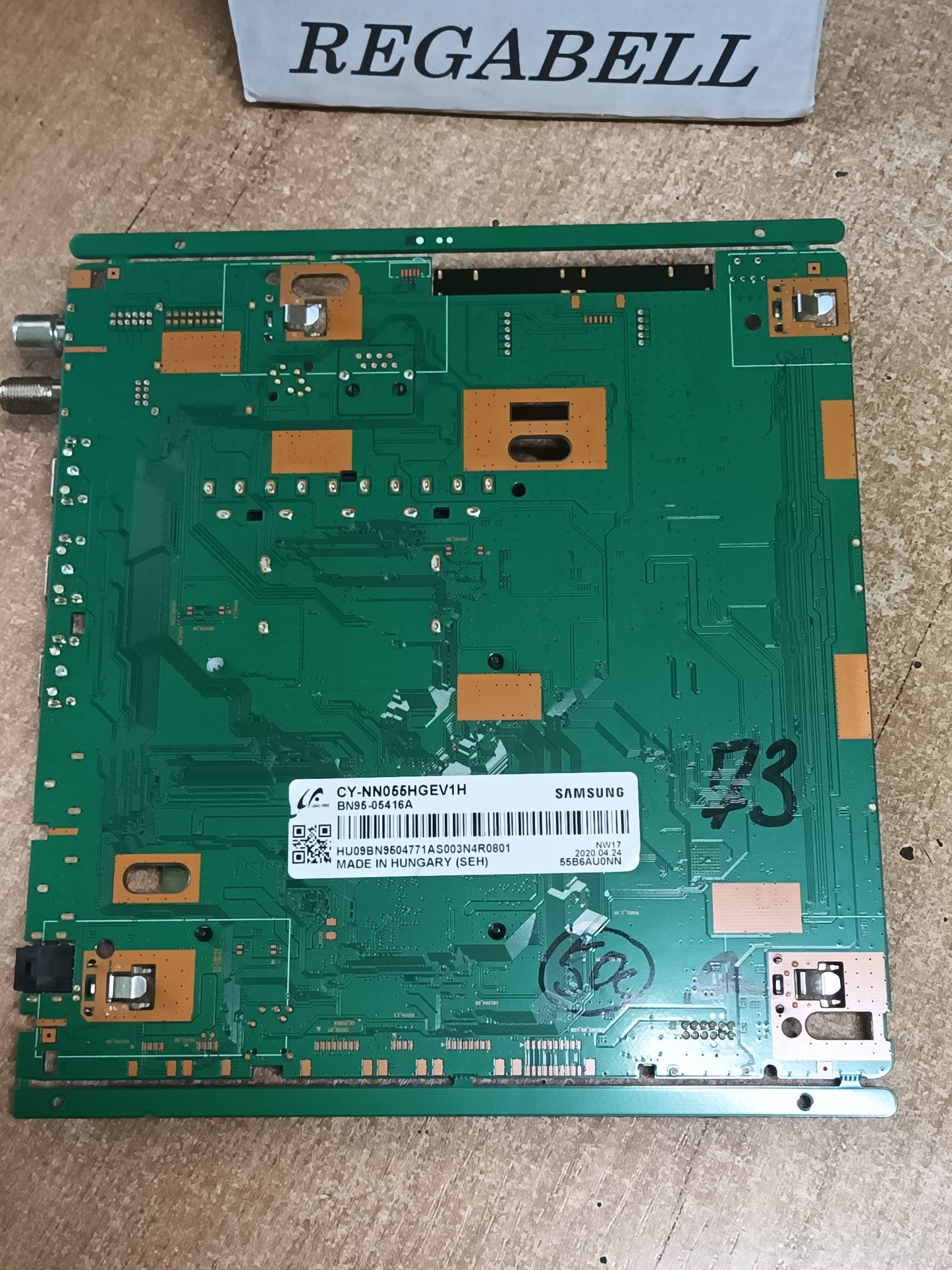 PLACA MAIN, BN41-02703C, BN94-15013L, de tv SAMSUNG UE55RU7072U,