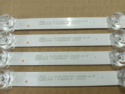 SAMSUNG UE55AU7172U, KIT TIRAS LED (ref,137)