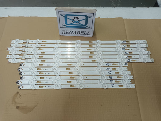 SAMSUNG UE49KU6100K, KIT 12 TIRAS DE LED,(ref.142)