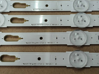 SAMSUNG UE40MU6172U, KIT TIRAS LED (ref,17)