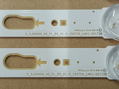 SAMSUNG UE43JU6060K, KIT TIRAS LED (ref,124)