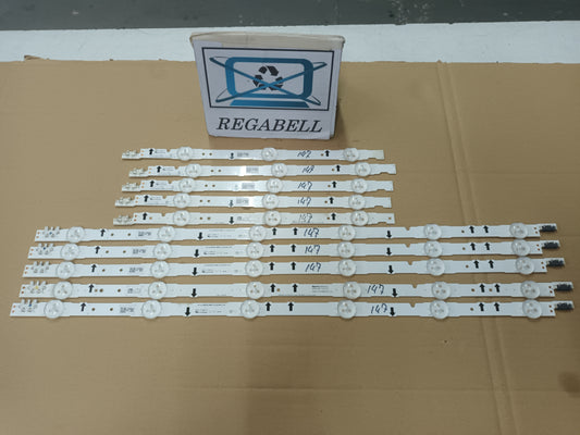 KIT 10 tiras de retroiluminación de SAMSUNG UE40J6240AK