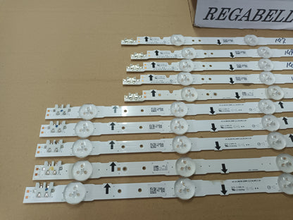 KIT 10 tiras de retroiluminación de SAMSUNG UE40J6240AK