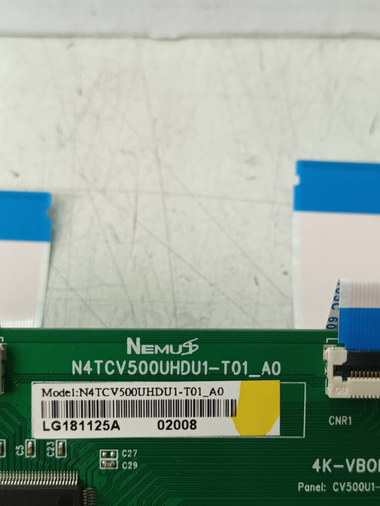 PLACA T-COM, N4TCV500UHDU1-T01_A0 , de TV TD. SYSTEMS, K50DLH8US ,