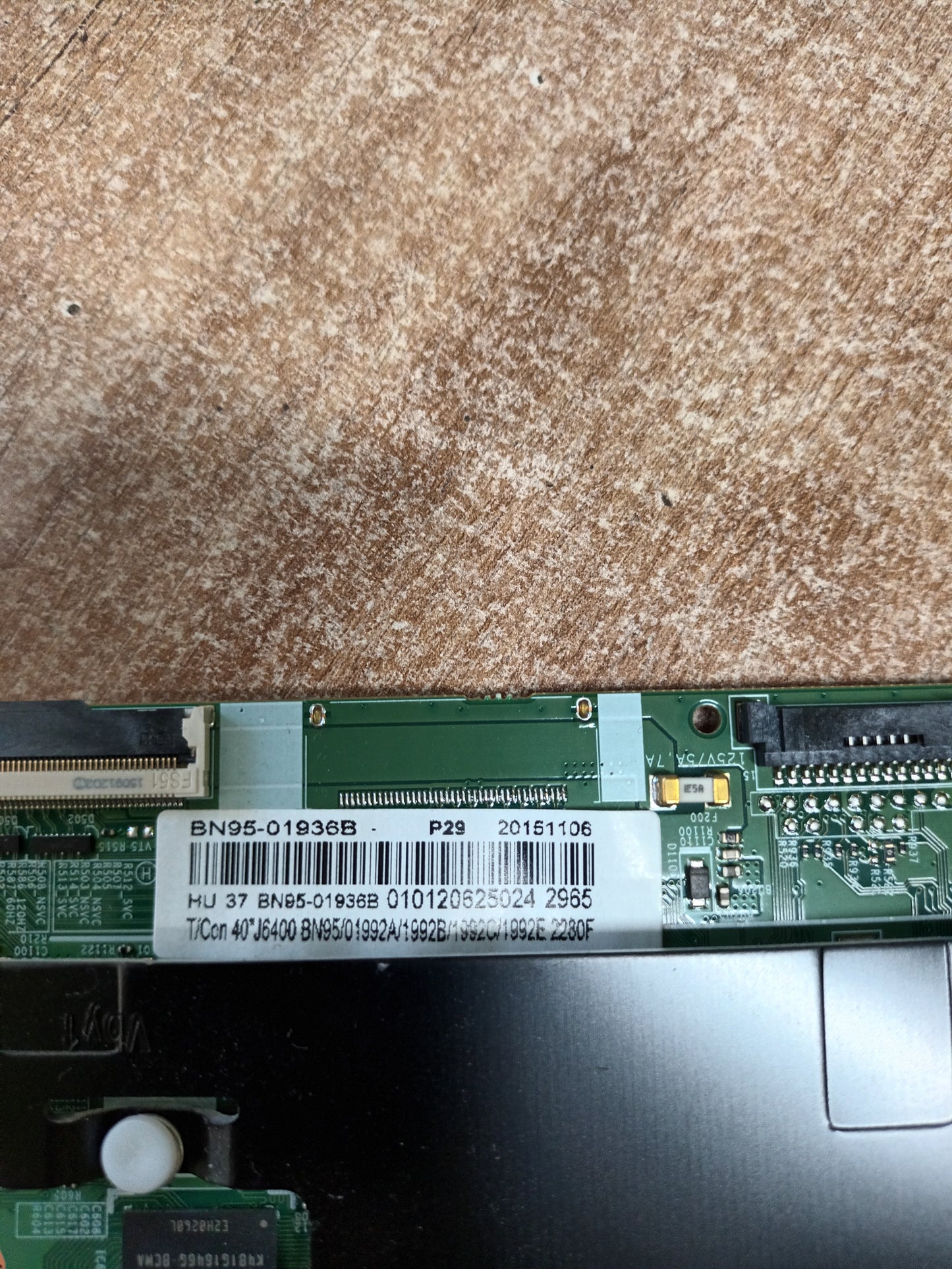 PLACA T-COM, BN95-01936B, de TV Samsung UE40JU6060K,