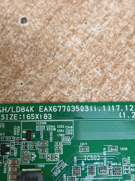 EAX67703503(1.1), EBT65293810, PLACA MAIN de tv LG49LK5900PLA