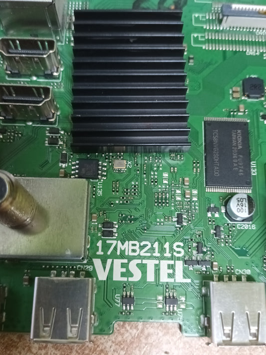 PLACA MAIN, 17MB211S, 23674986 vestel, de tv TOSHIBA 32W3863DB