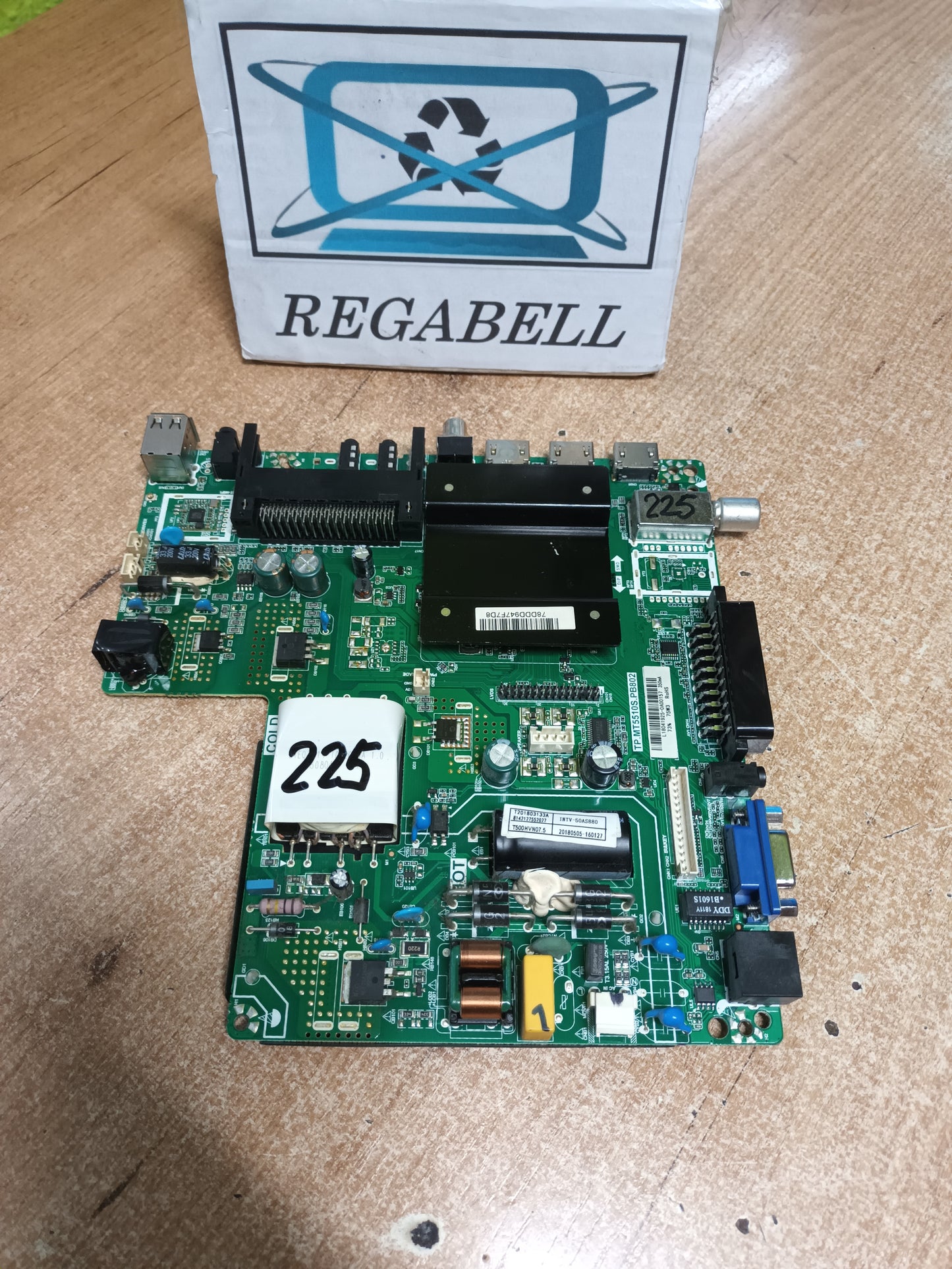 Placa main, TP.MT5510S.PB802, de TV INFINITON INTV-50AS880,