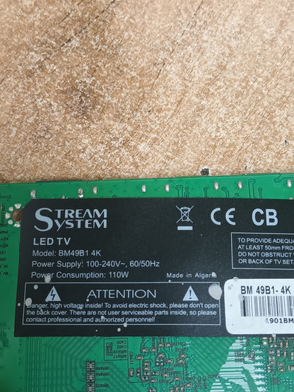 Placa main, MSD6586-T8E2, de tv STREAM SYSTEM BM49B1 4K