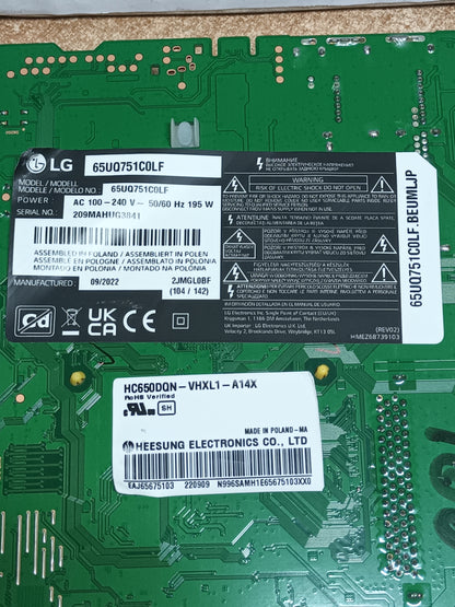 EAX69830902(1.1), EBT67238603, de LG65UQ751C0ZF, NUEVA