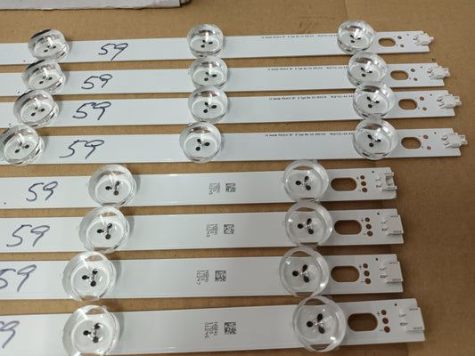 KIT 8 tiras de retroiluminación de LG39LN575S