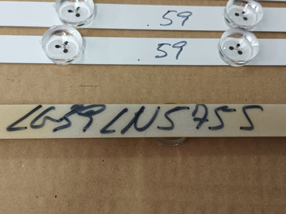 KIT 8 tiras de retroiluminación de LG39LN575S