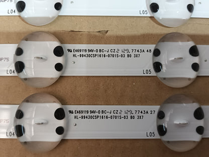 LG43UP75003LF, KIT TIRAS LED (ref,107)