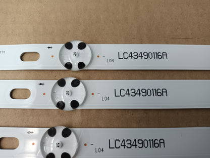 LG43UN71006, KIT TIRAS LED (ref,113)