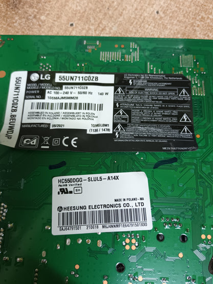 PLACA MAIN, EAX69083603(1.0), de TV LG55UN711C0ZB,