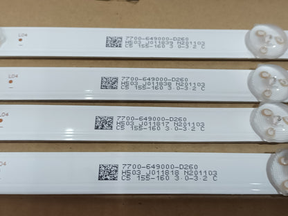 LG49UN710061B, KIT TIRAS LED (ref,132)