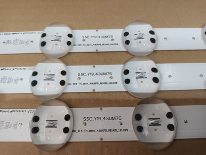 LG43UM81006LB, KIT TIRAS LED (ref,138)