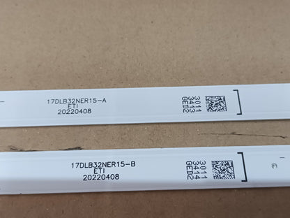 TOSHIBA 32WA3B63DG-2, KIT TIRAS LED (ref,173)