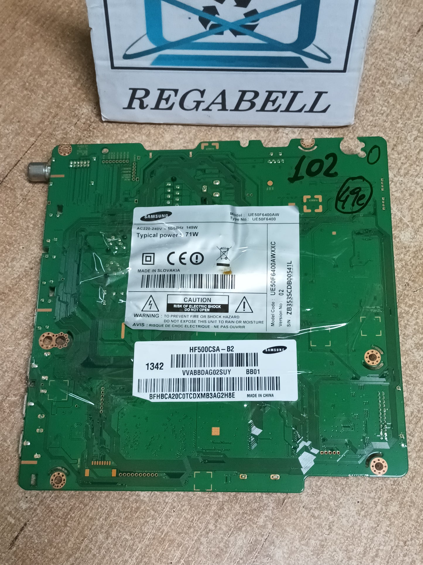 PLACA MAIN, BN94-06717C, de tv SAMSUNG UE50F6400