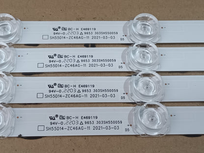 HISENSE 55A7GQ, KIT TIRAS LED (ref,200)