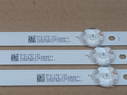 INFINITON INTV-43MU1400, KIT TIRAS LED (ref,202)