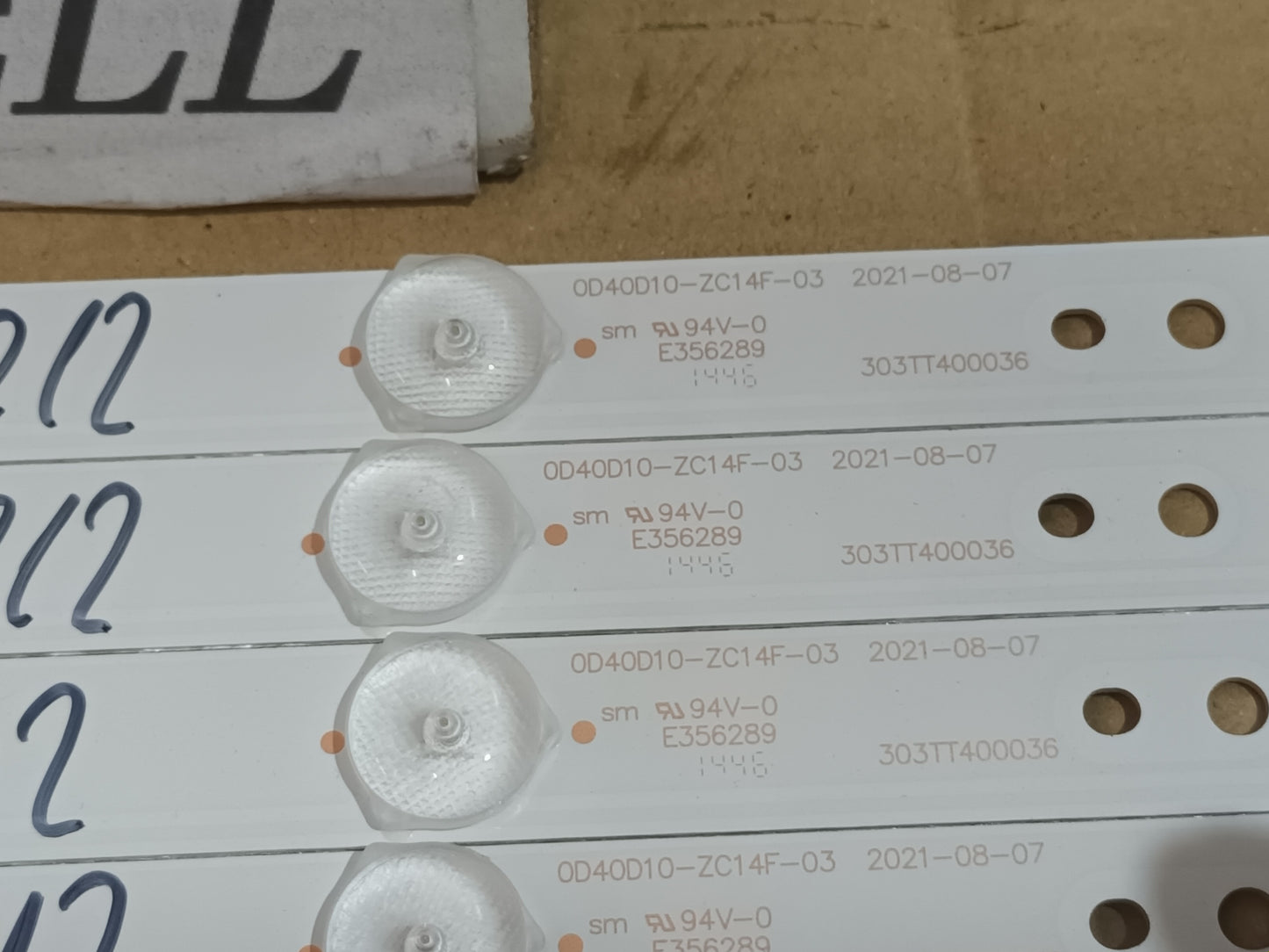 KIT 8 tiras de retroiluminación de TCL L40F3302B
