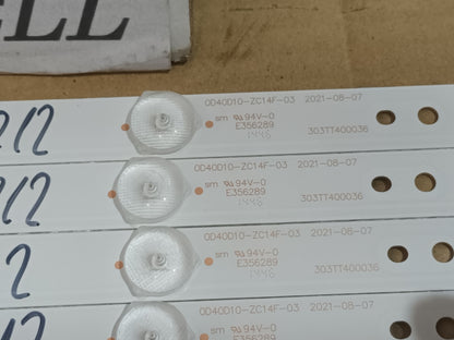 KIT 8 tiras de retroiluminación de TCL L40F3302B