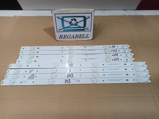 KIT 8 tiras de retroiluminación de PHILIPS 47PFL3198/88