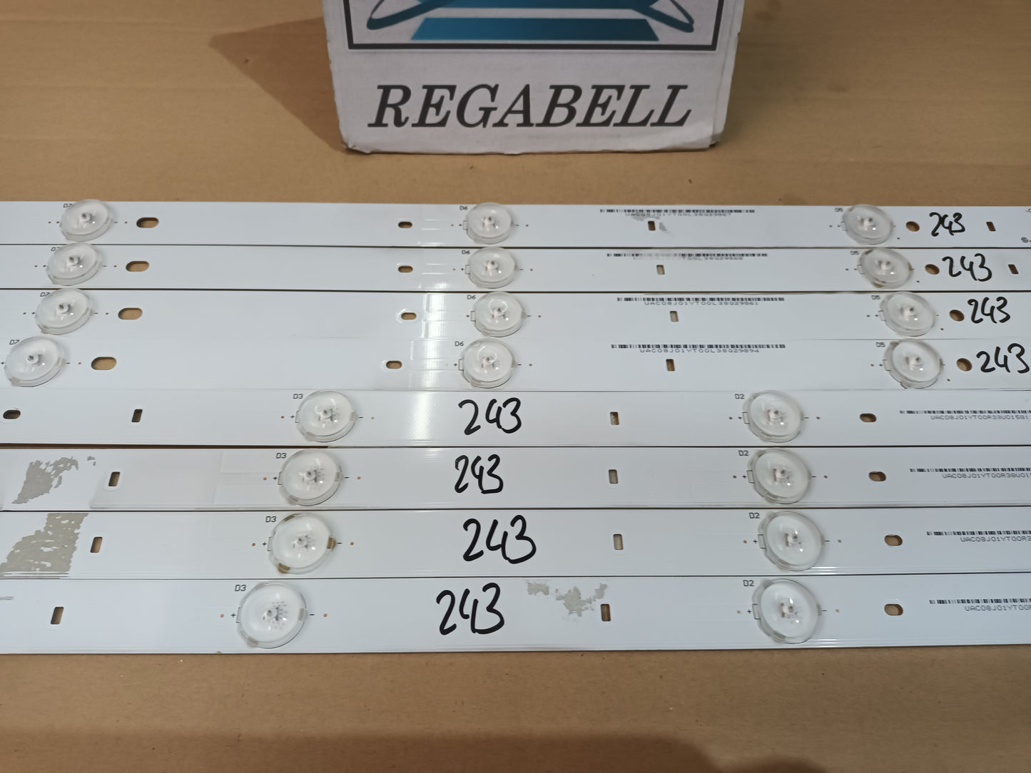 KIT 8 TIRAS LED de TD SYSTEMS K50DLM8FS
