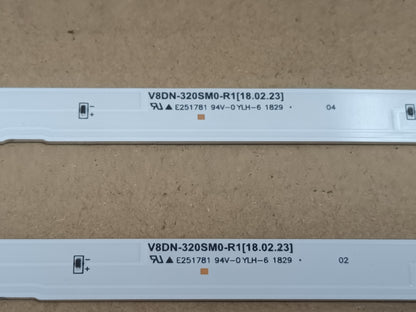 SAMSUNG UE32N4000, KIT TIRAS LED (ref,267)