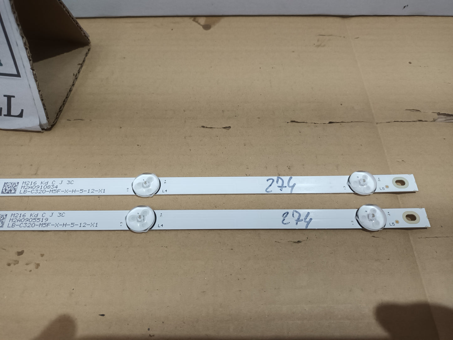 OK OTV32H-5022C,  KIT TIRAS LED (ref,274)