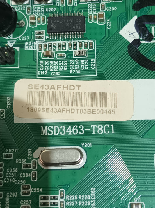 PLACA MAIN, MSD3463-T8C1 , de tv STREAM SYSTEM BM43C1