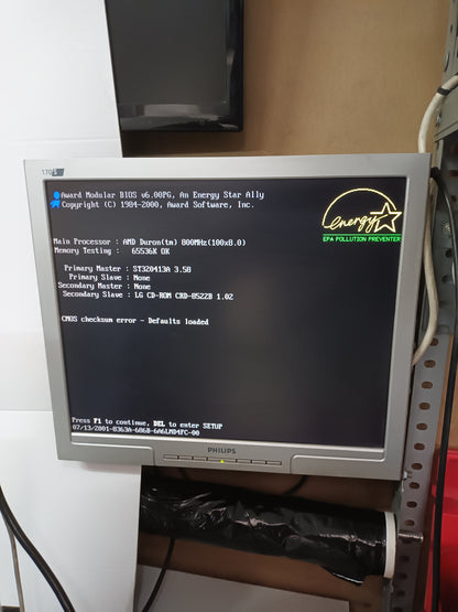 Pc retro, AMD DURON 800 mhz     (N-17)