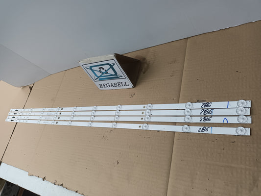 4 tiras de retroiluminación de XIAOMI L55M7-EAEU