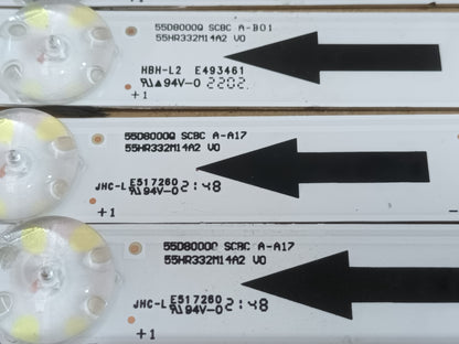 XIAOMI L55M6-6ESG KIT TIRAS LED (ref,291)