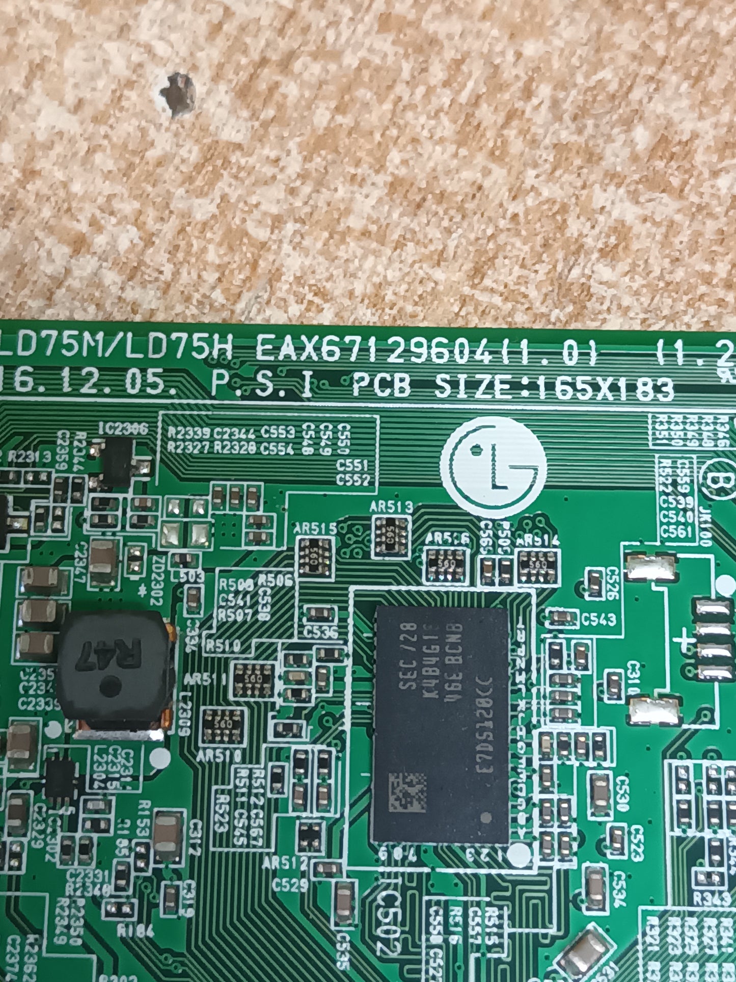 EAX67129604(1.0), EBT 69333903, PLACA MAIN de tv LG32LJ590U