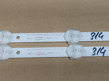 KIT 2 tiras de retroiluminación de NEVIR NVR-7704-22FD 2-N