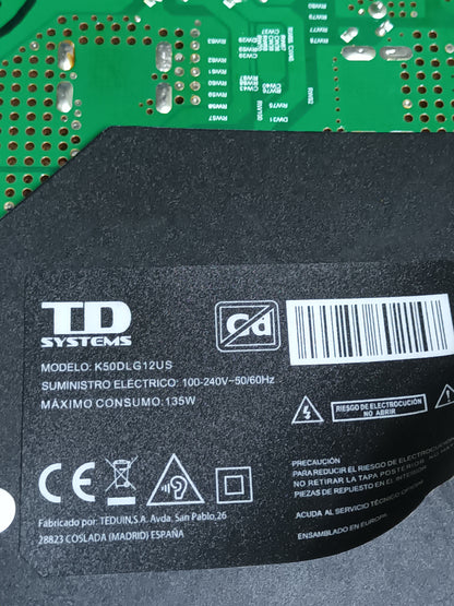 soporte de TD SYSTEMS K50DLG12US