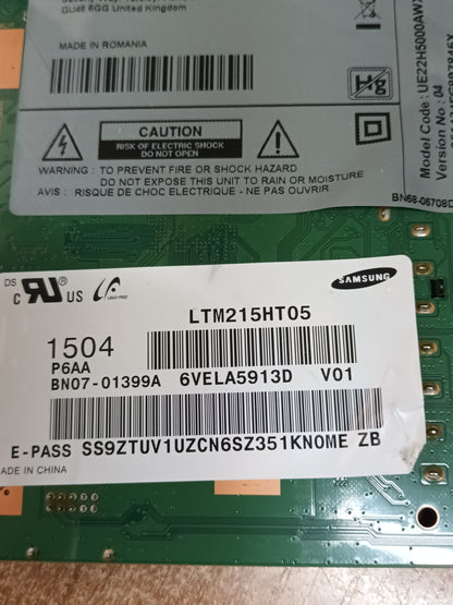 PLACA MAIN BN94-08262A, de TV SAMSUNG UE22H5000AW,