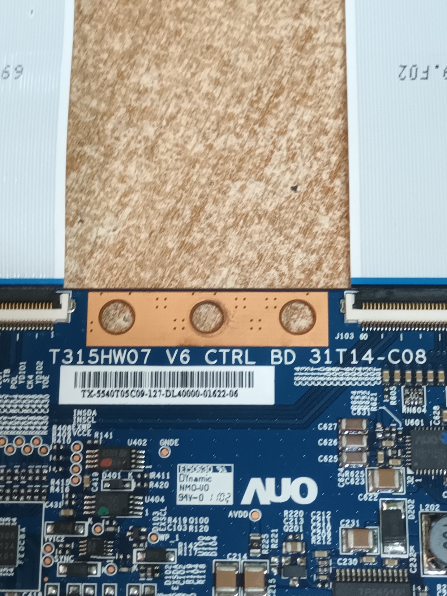 PLACA T-COM, T315HW07 V6 , de TV SONY KDL-40EX520