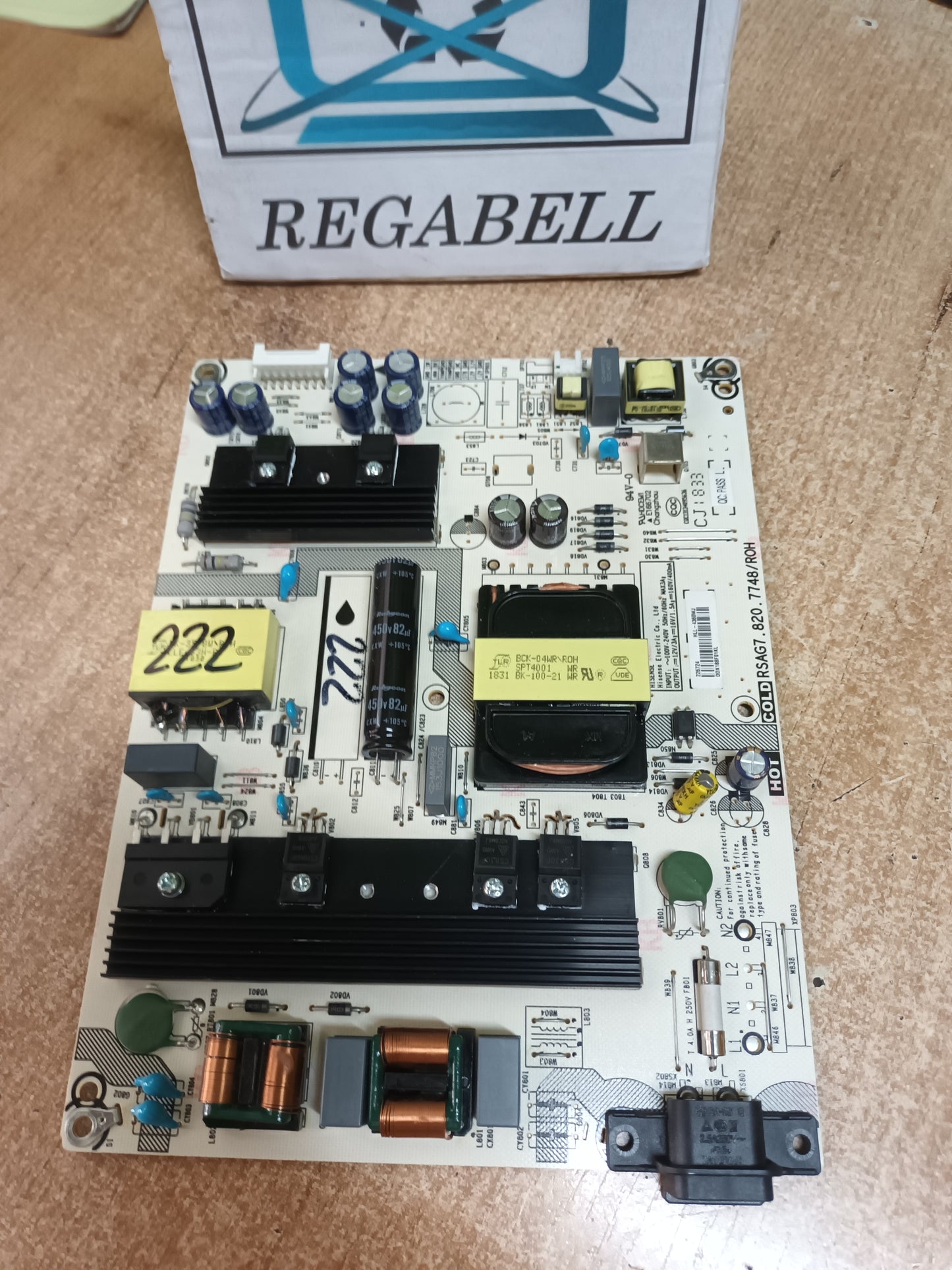 RSAG7.820.7748/R0H, de tv HISENSE H50A6140,