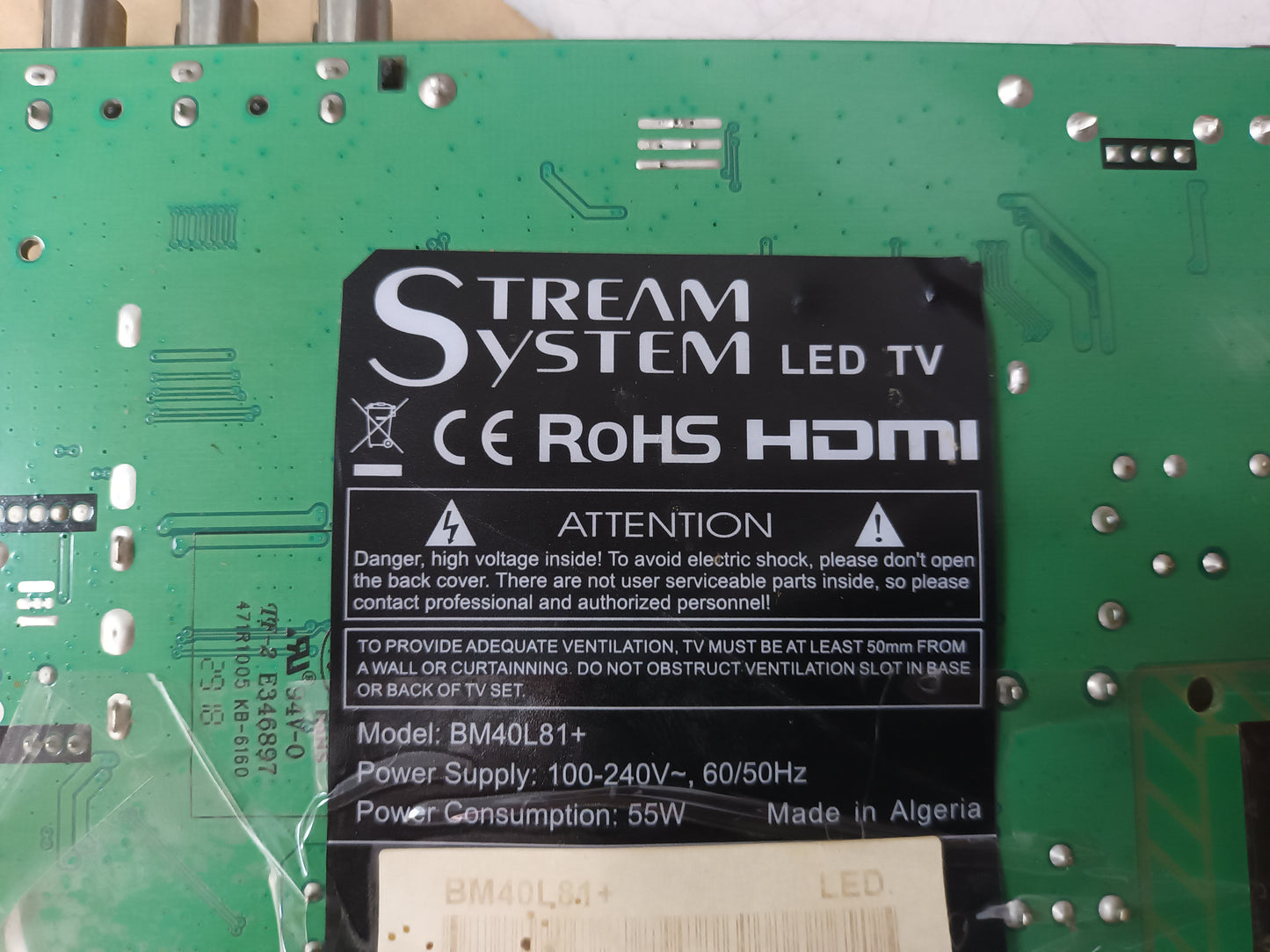 STREAM SYSTEM BM40L81+, componentes de tv,(ref-15)