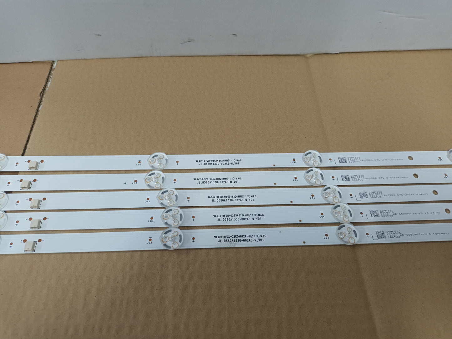 TV CHIQ U58H7A, KIT TIRAS LED, (ref,334)