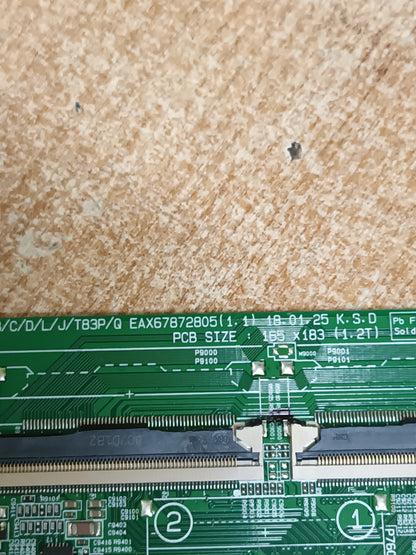 Placa main, EAX67872805(1.1), de tv LG55UK6470PLC
