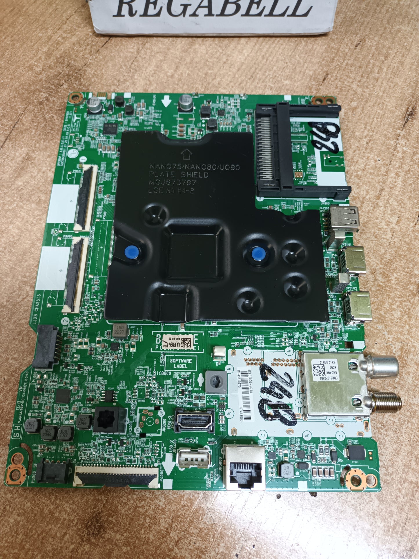 PLACA MAIN, EAX70042603(1.2), EBT67413003, de TV LG75UR80006LJ, NUEVA SIN USAR