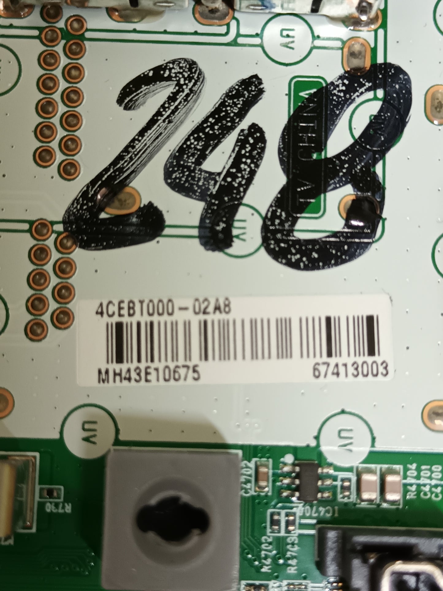 PLACA MAIN, EAX70042603(1.2), EBT67413003, de TV LG75UR80006LJ, NUEVA SIN USAR