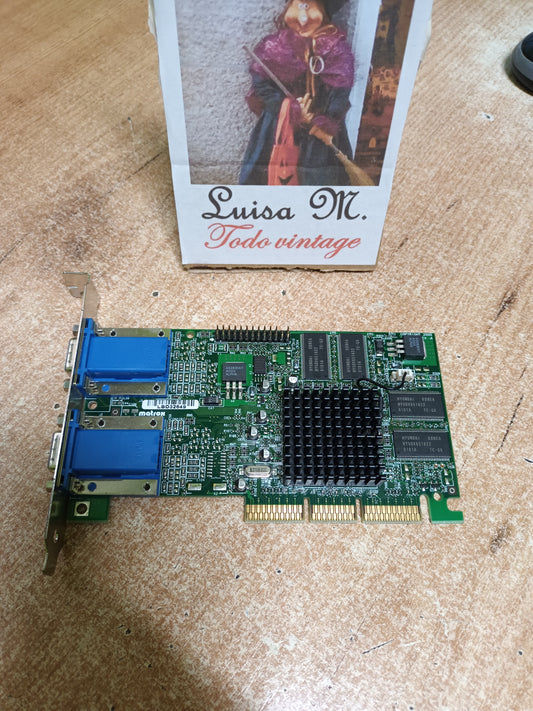 TARJETA GRAFICA Matrox G45+Mdha32Db 32Mb Agp